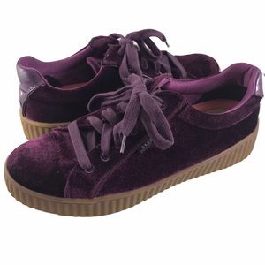 Skechers Womens Street Rise Fit Purple Velvet 7.5